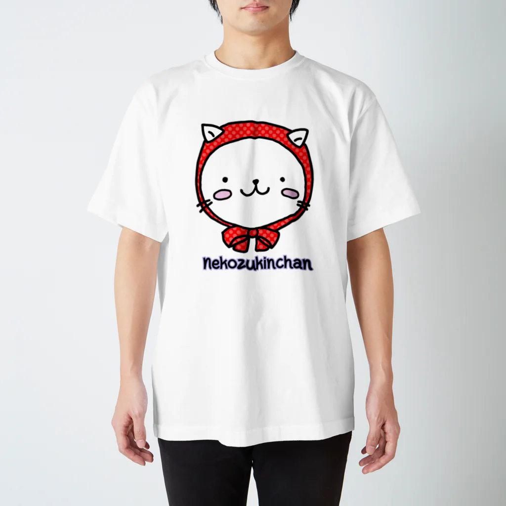 MIZUKICOCOのねこ頭巾ちゃん スタンダードTシャツ