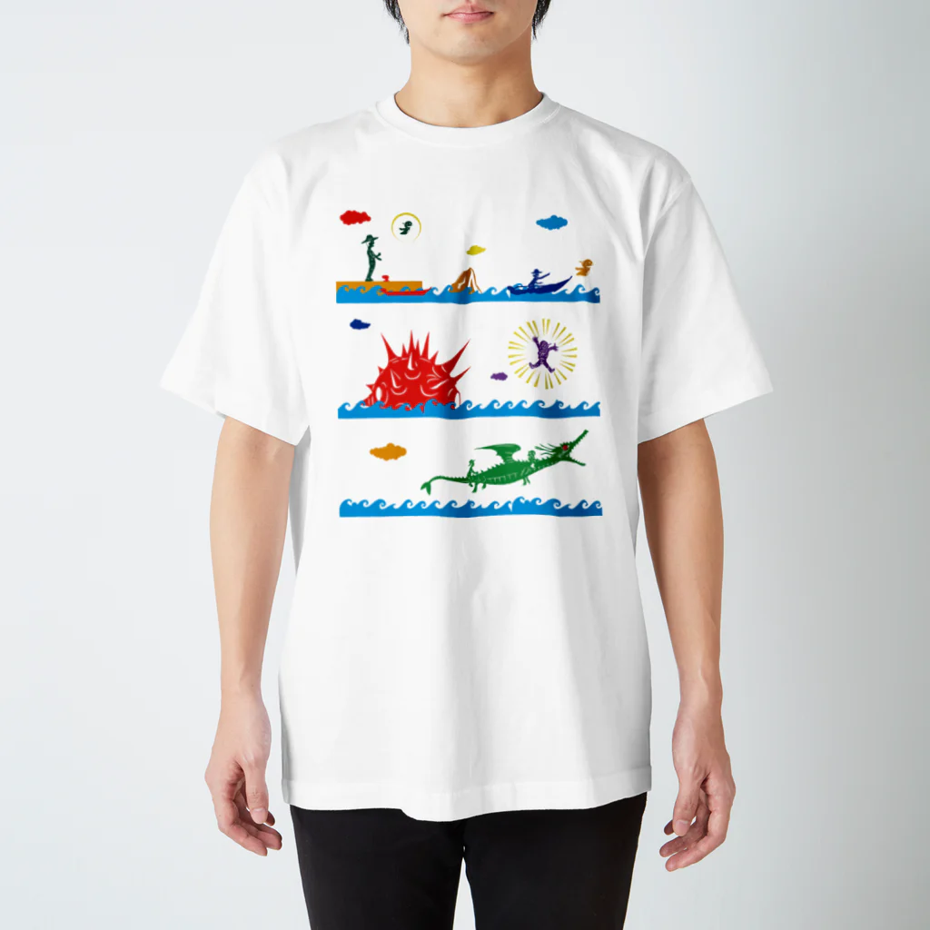 ヤノベケンジアーカイブ&コミュニティのヤノベケンジ《ラッキードラゴンのおはなし》（デザインNo.1） Regular Fit T-Shirt