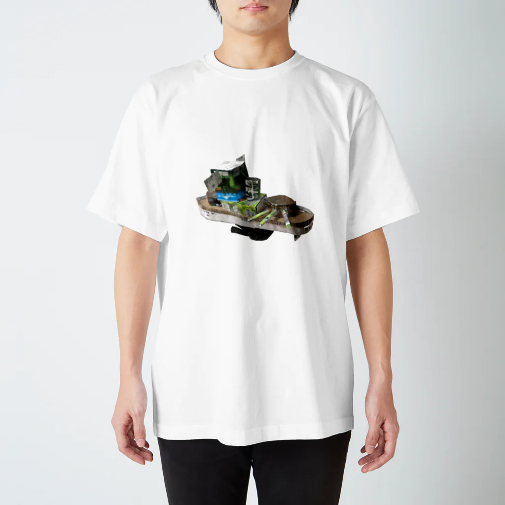 もりもりの手作り戦艦　大和風 スタンダードTシャツ