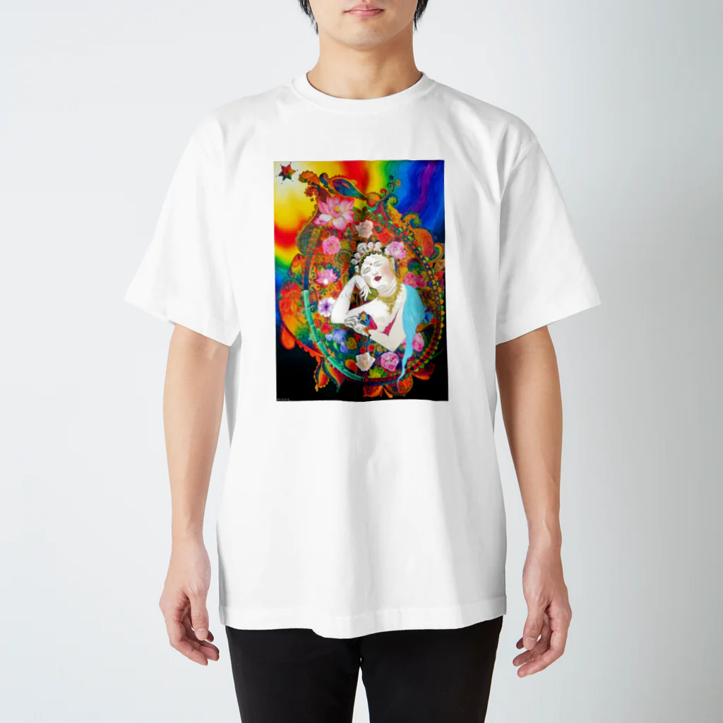 うみこのレインボー十一面観音 スタンダードTシャツ