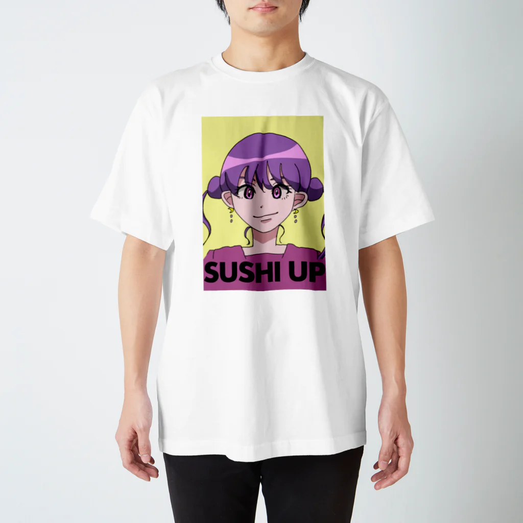 SushiUp-鮨昇天の寿司ガール スタンダードTシャツ