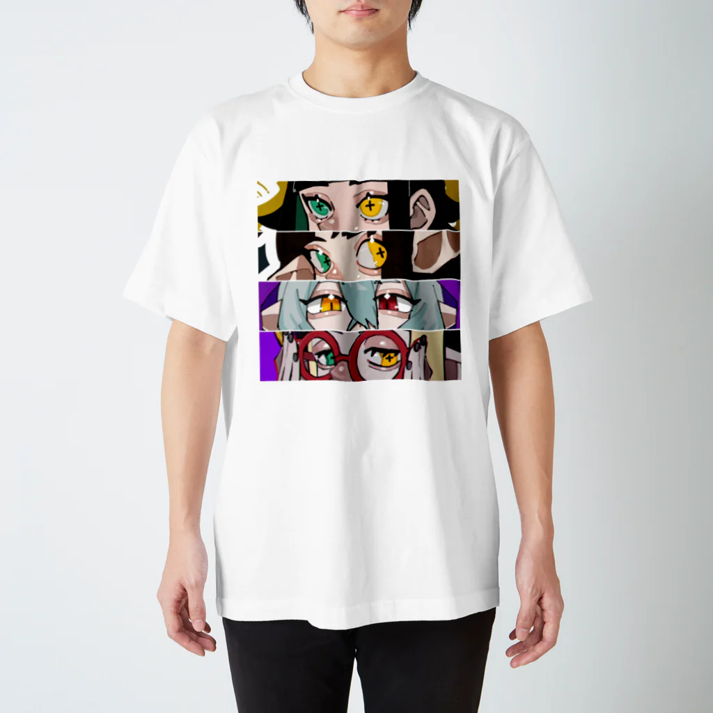 黒世カフカ/KuroseKahukaのオリジナルキャラつめつめグッズ 티셔츠