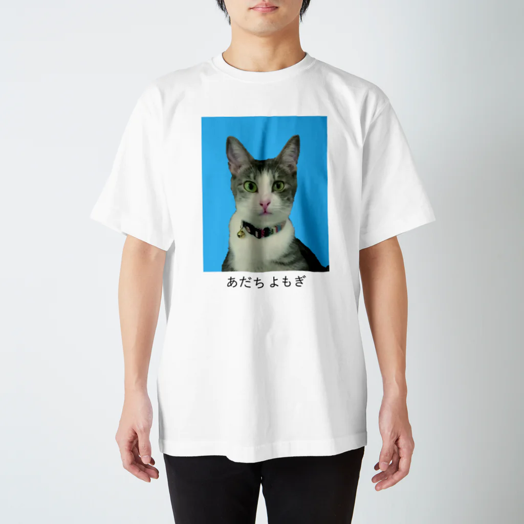 さくらんぼるぎーにのねこさん証明写真Tシャツ スタンダードTシャツ