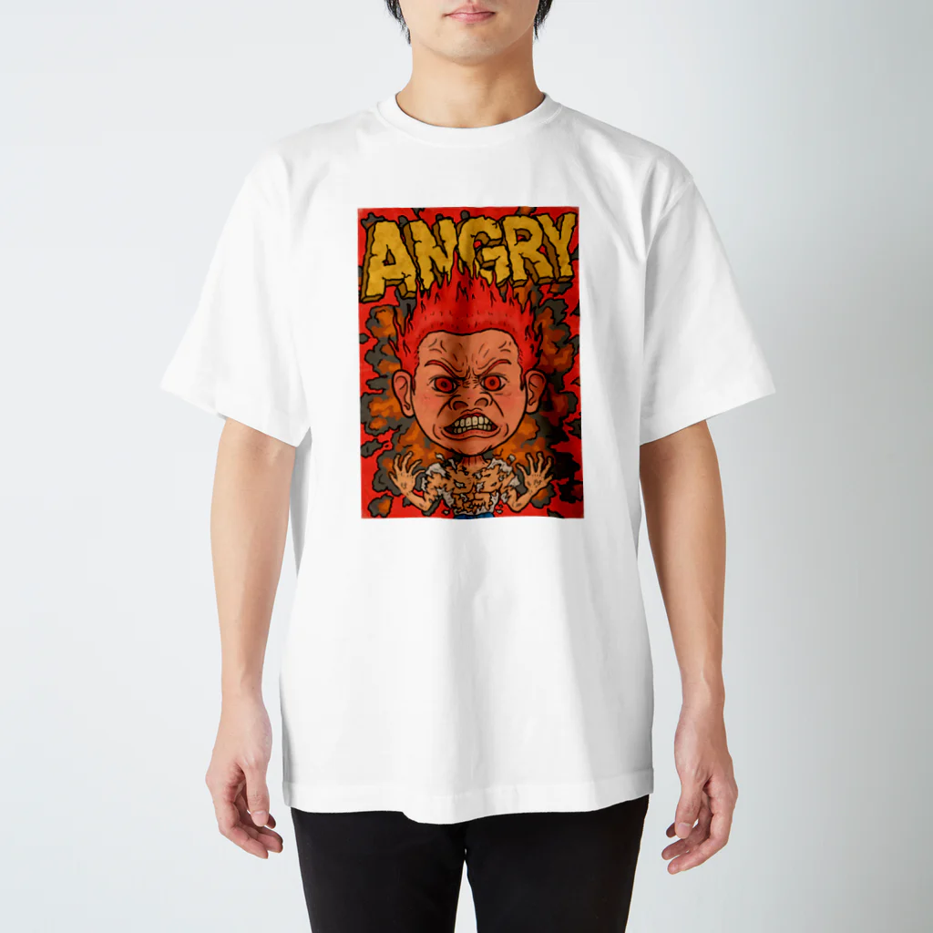 taisheeのANGRY Regular Fit T-Shirt