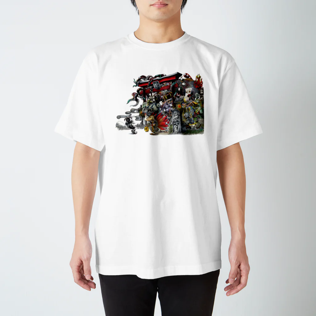 月が輝くこんな夜にの百鬼夜行 Regular Fit T-Shirt