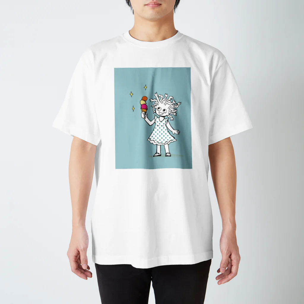 杜の魚のアイスクリンとメドゥーサ Regular Fit T-Shirt