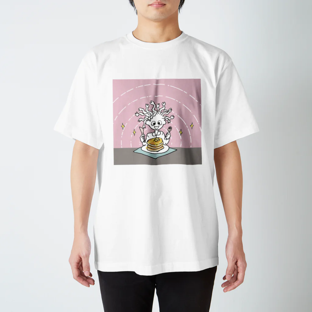 杜の魚のホットケーキとメドゥーサ Regular Fit T-Shirt