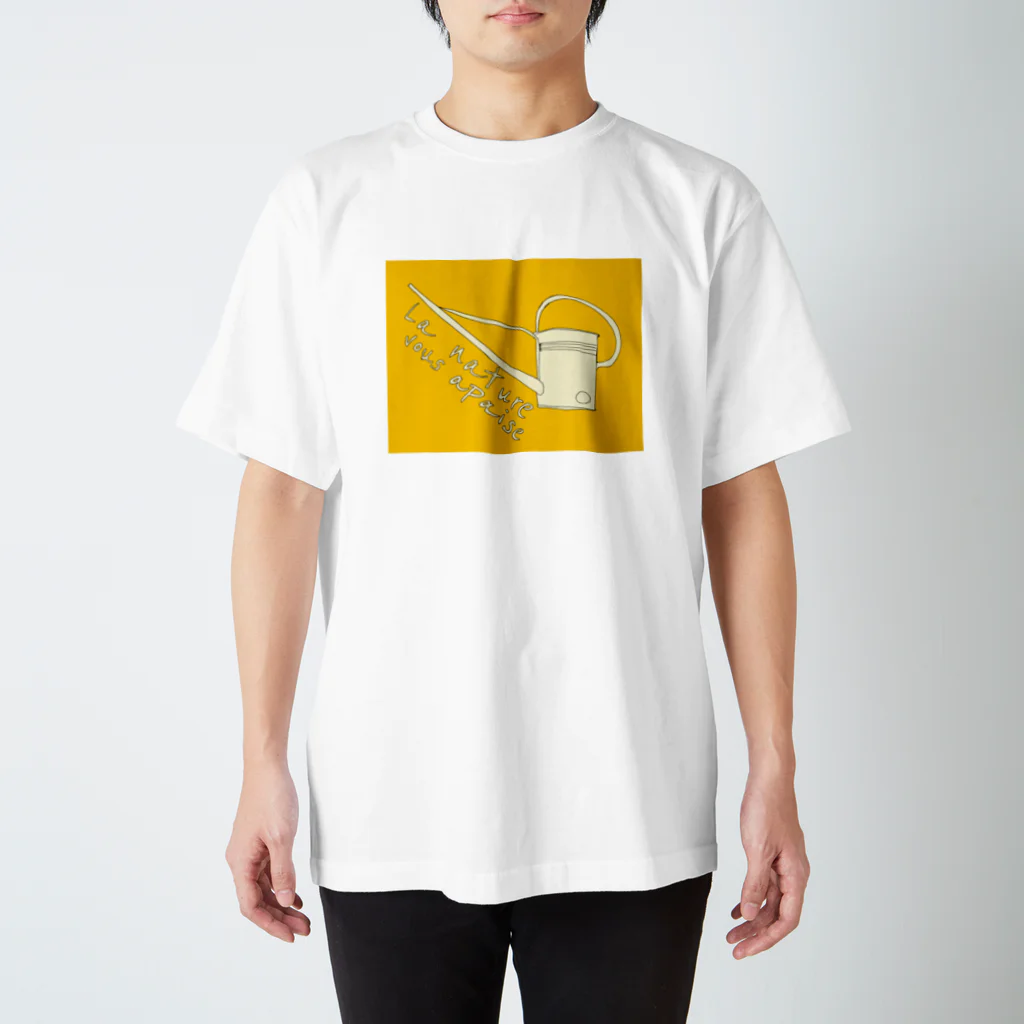 23’s マーケットのじょうろときいろ スタンダードTシャツ