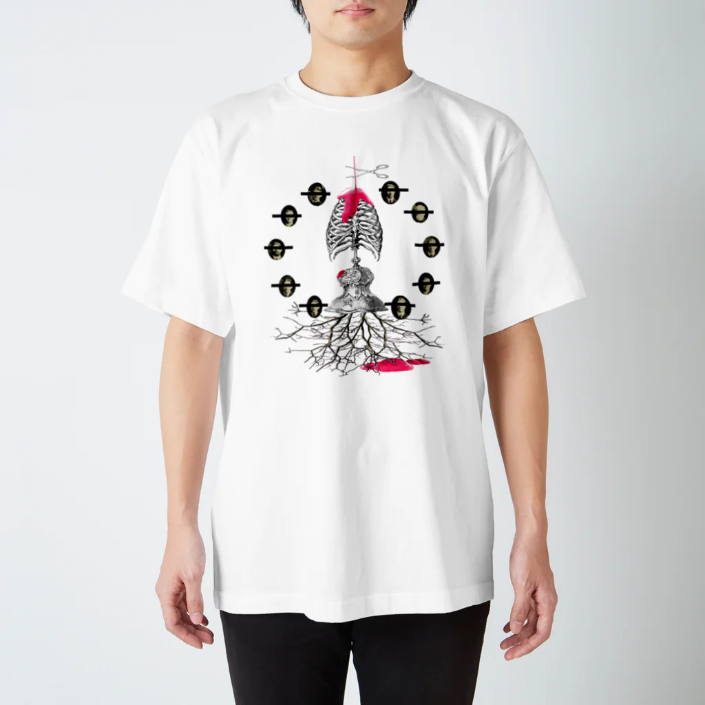 minorysのWho killed the girl? Regular Fit T-Shirt