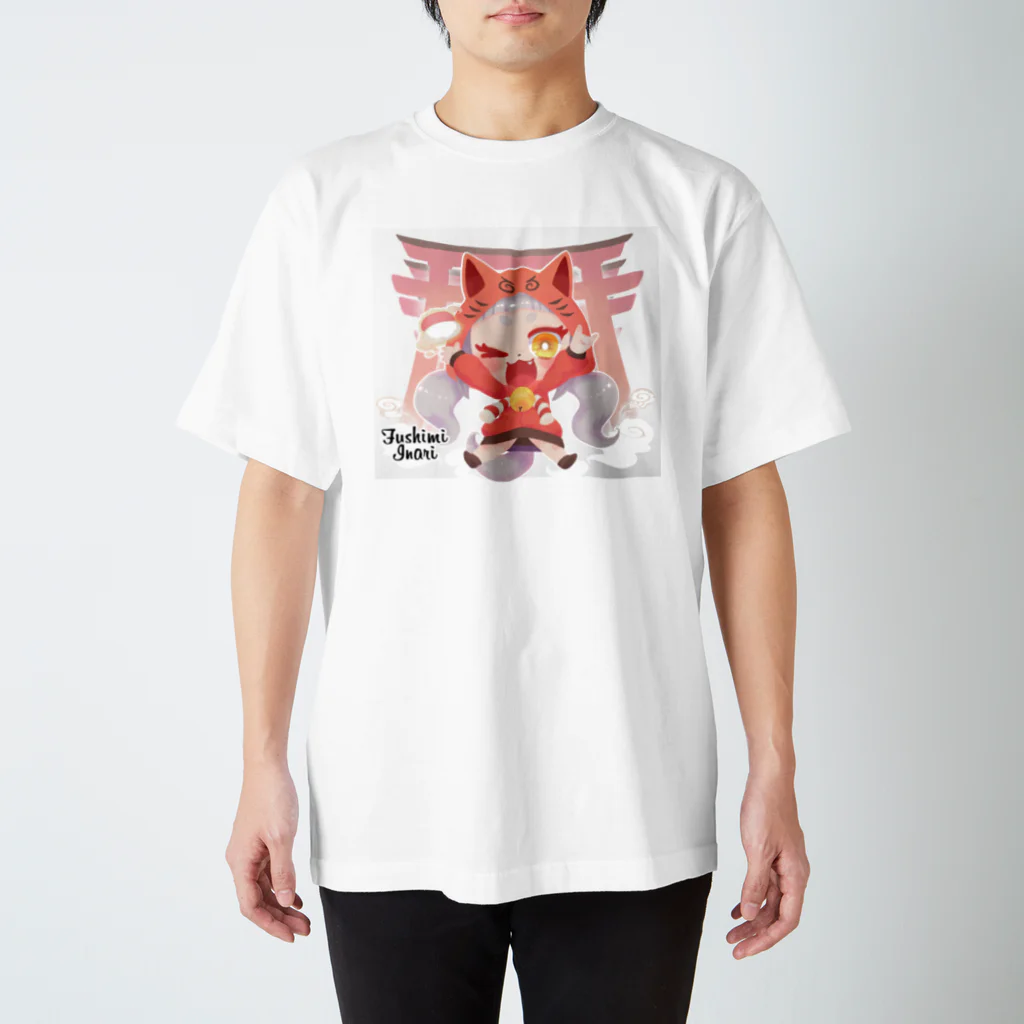 さばのさふぁりの看板ムスメ(fancy) Regular Fit T-Shirt