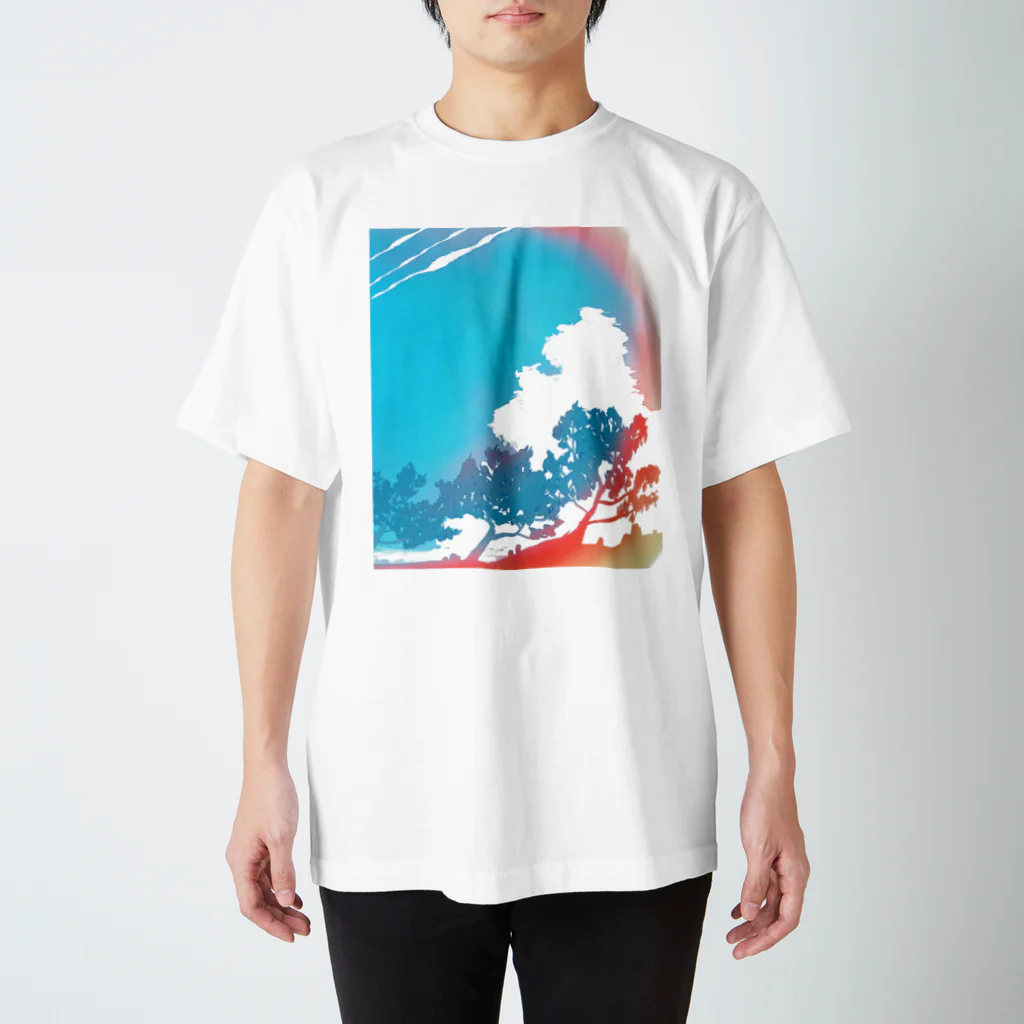 たかし漫画帽子の空シャツ Regular Fit T-Shirt