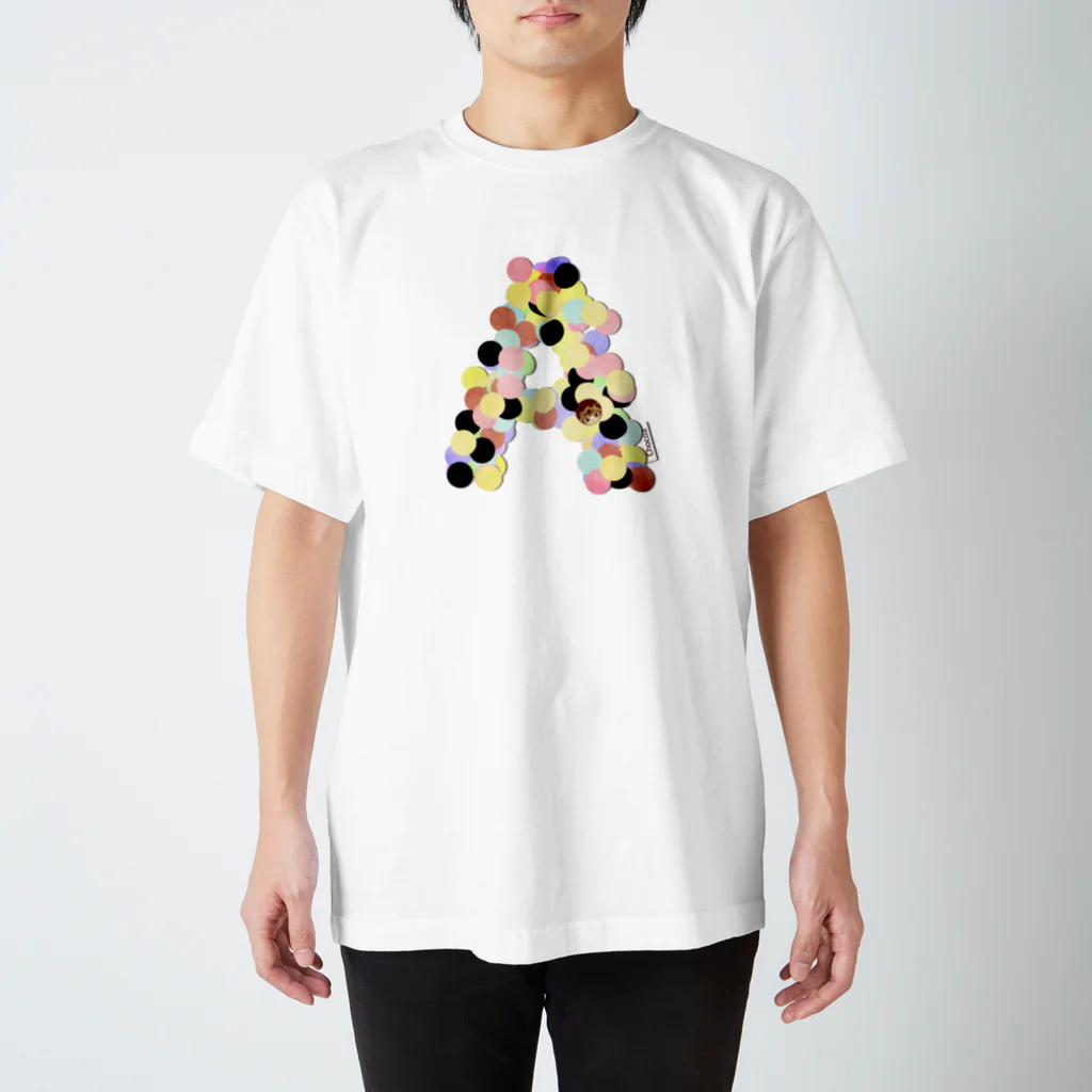 【Chocoa】-チョコア-のアルファベット: A Regular Fit T-Shirt