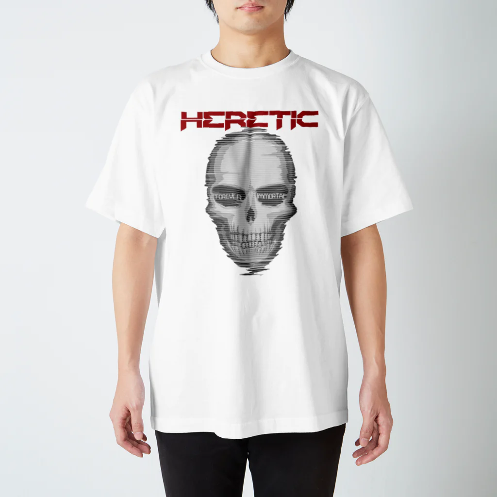 H E R E T I CのNoise skull Regular Fit T-Shirt