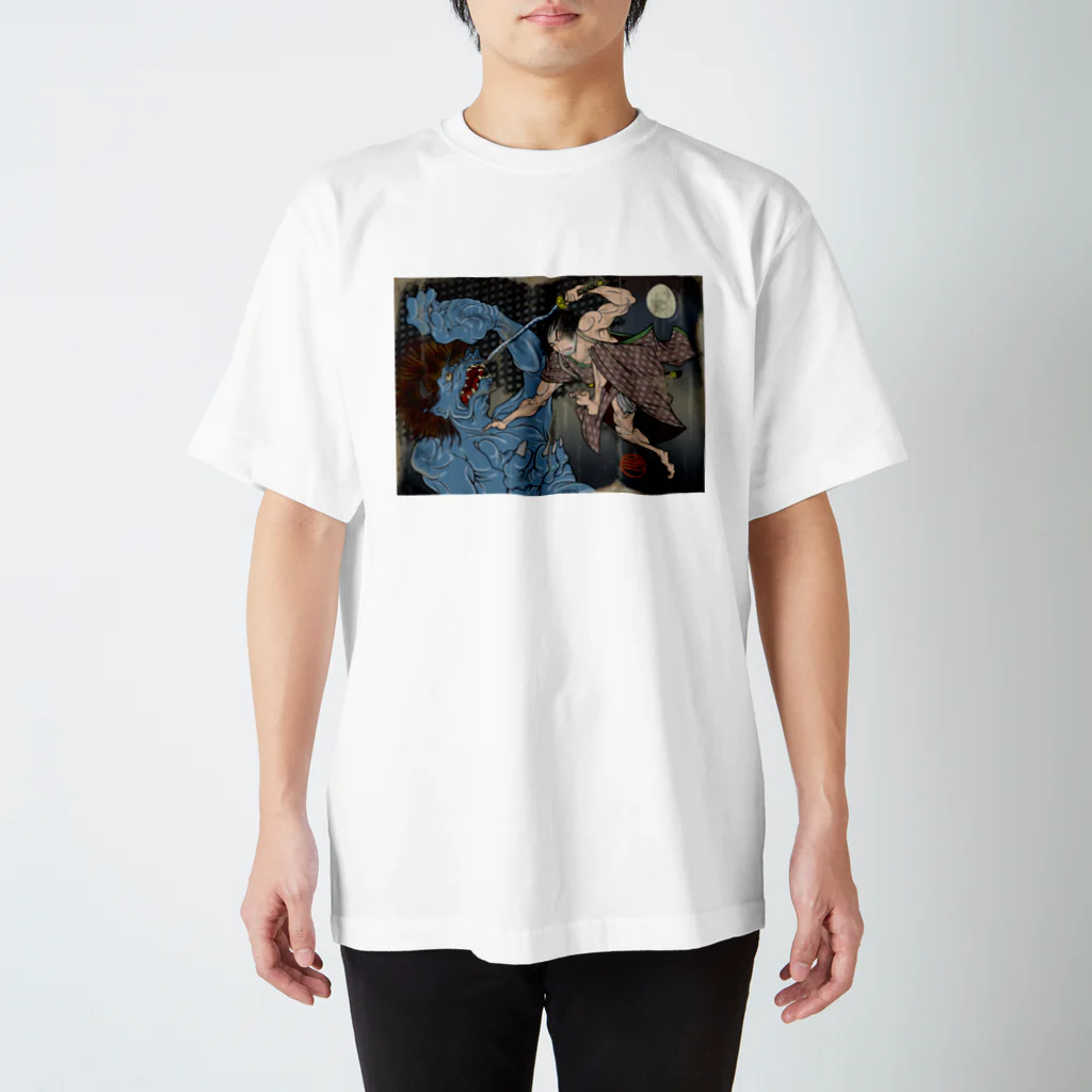 nidan-illustrationの"武者絵" 1-#1 スタンダードTシャツ