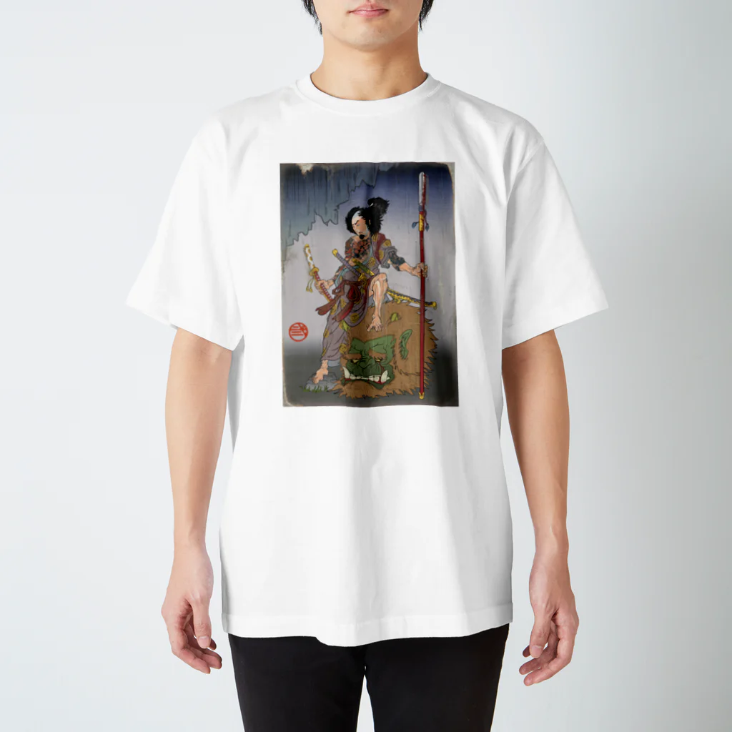 nidan-illustrationの"武者絵" 2-#1 Regular Fit T-Shirt