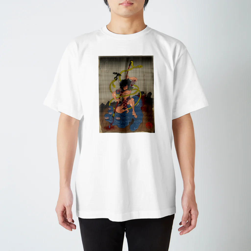 nidan-illustrationの"武者絵" 3-#1 スタンダードTシャツ