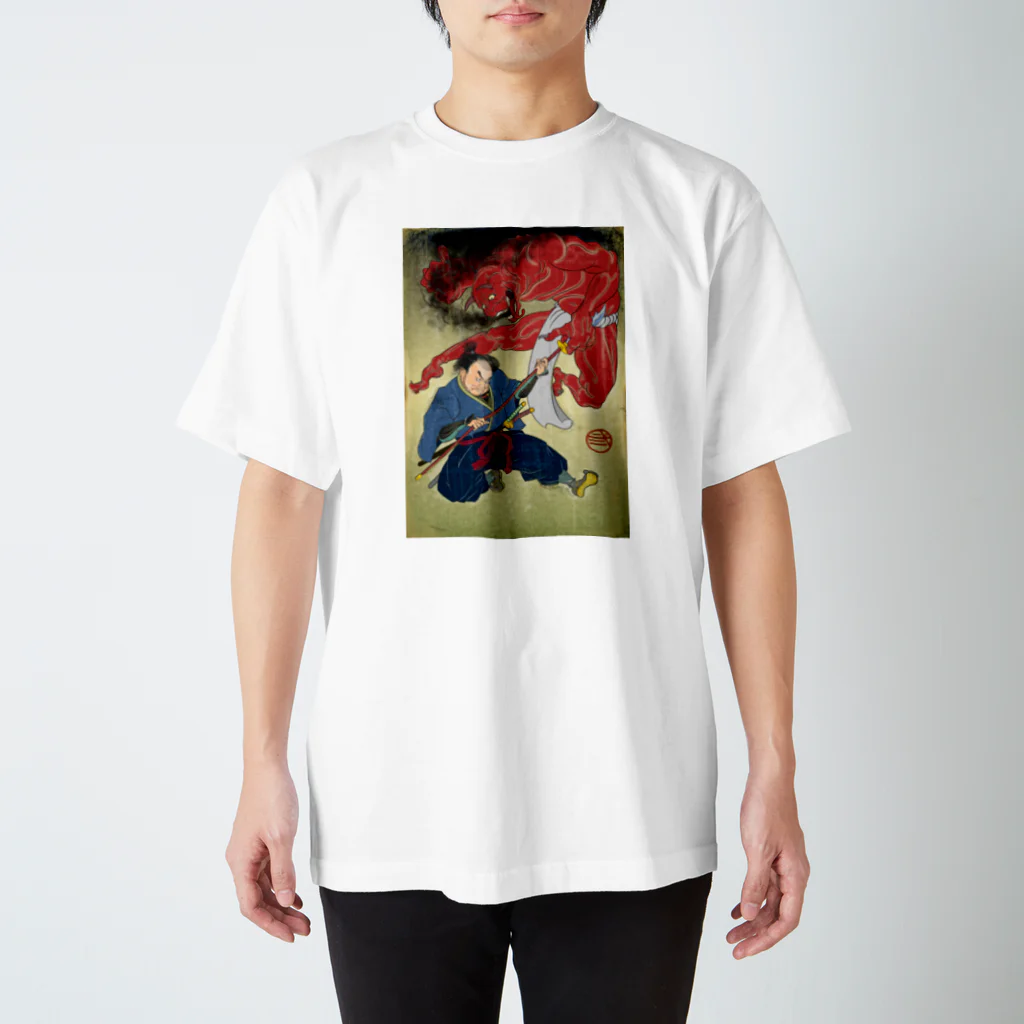 nidan-illustrationの"武者絵" 4-#1 スタンダードTシャツ