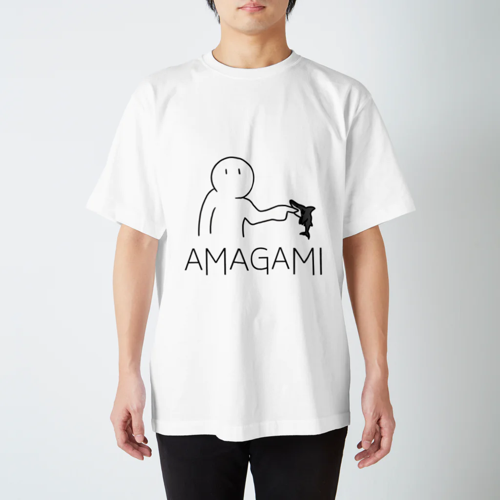 UDONのAMAGAMIシリーズ 〜サメ〜 Regular Fit T-Shirt