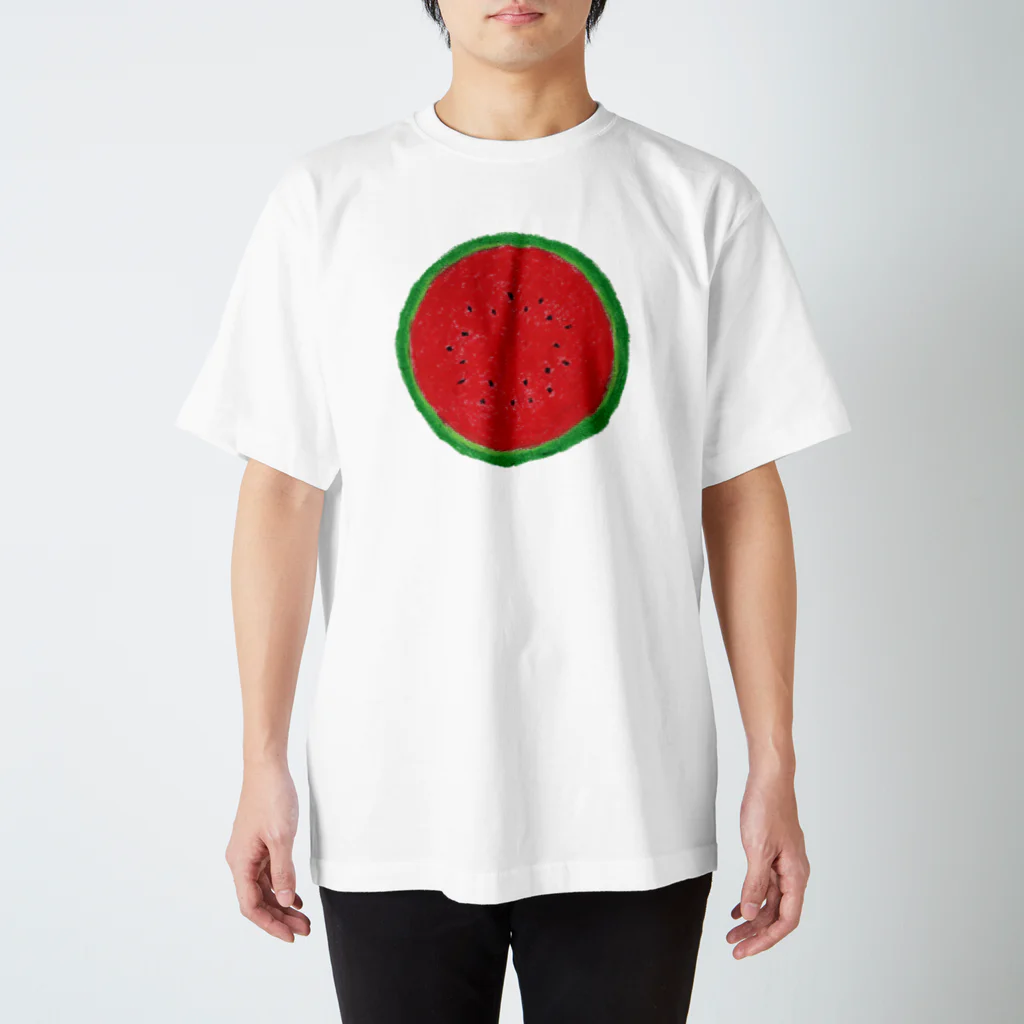 mekadangoのスイカ(赤) Regular Fit T-Shirt