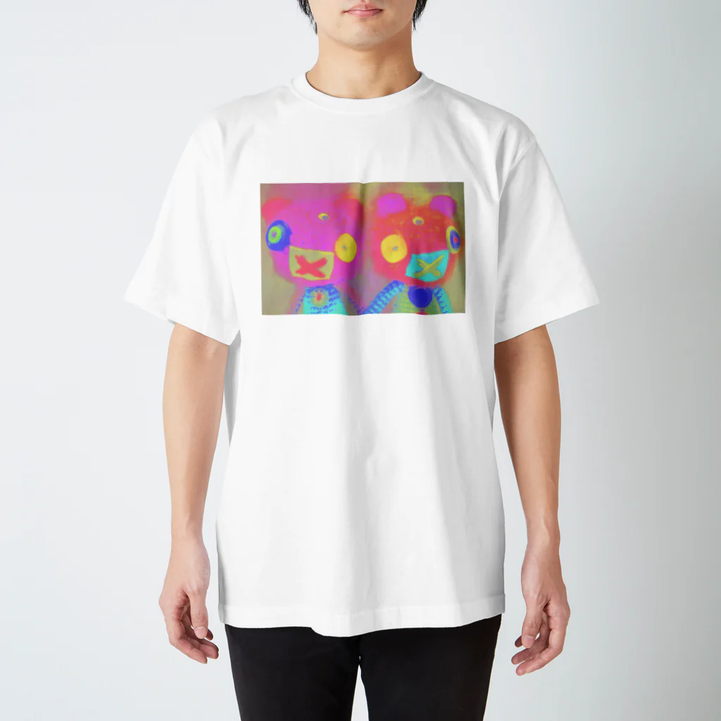 soconimo. PORTRAITSのTwin Bears スタンダードTシャツ