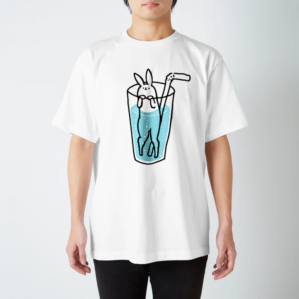 タドリのうさぎサイダー Regular Fit T-Shirt