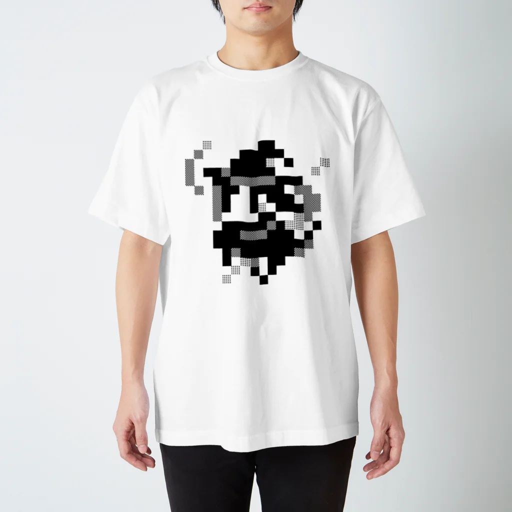 pluginpsyche物販のドット絵風の魔女 Regular Fit T-Shirt