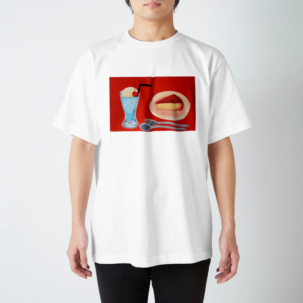 タミフルのケーキとクリームソーダ スタンダードTシャツ