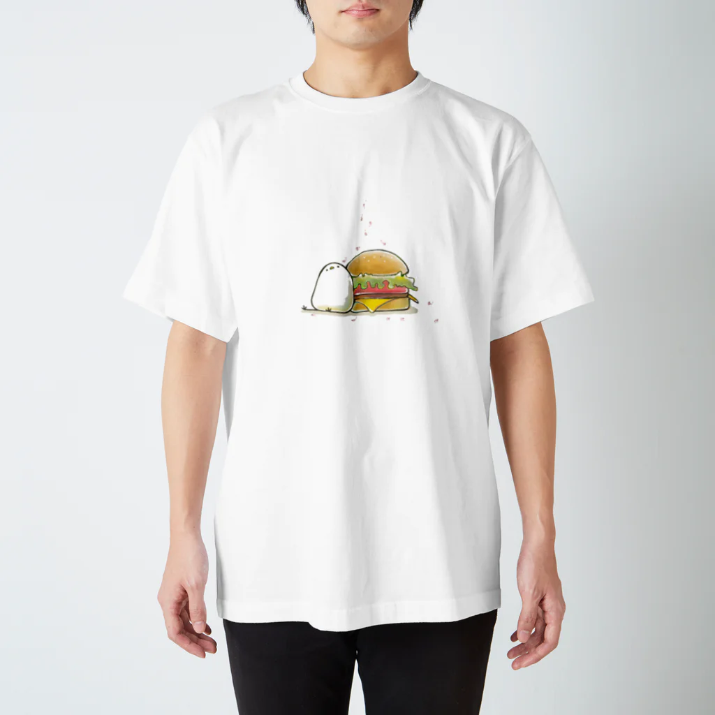 こっこくらげ。のえびちりバーガー。 スタンダードTシャツ