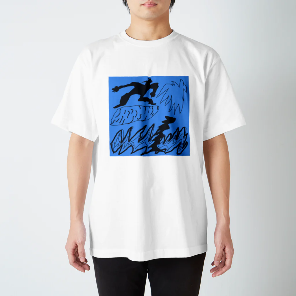 BOROMOUKE STOREのsurfing boy スタンダードTシャツ