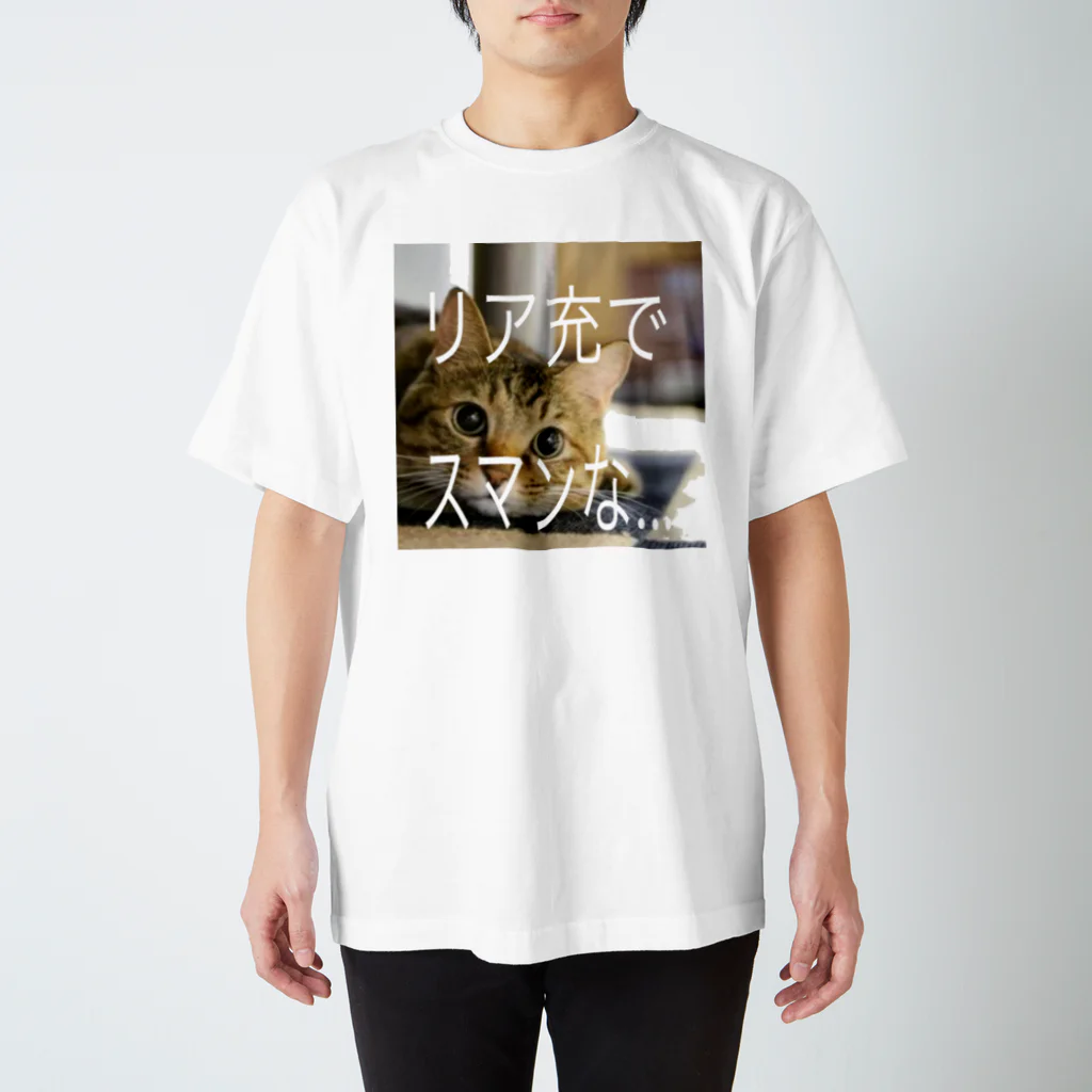 satake☆キジ猫のリア充な猫 動物 Regular Fit T-Shirt