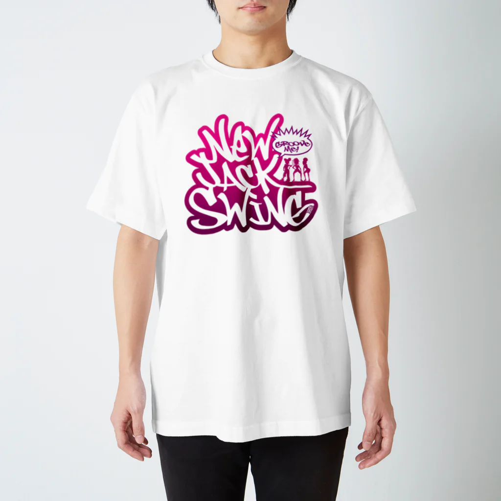 FOXY COLORSのNew Jack Swing pink スタンダードTシャツ