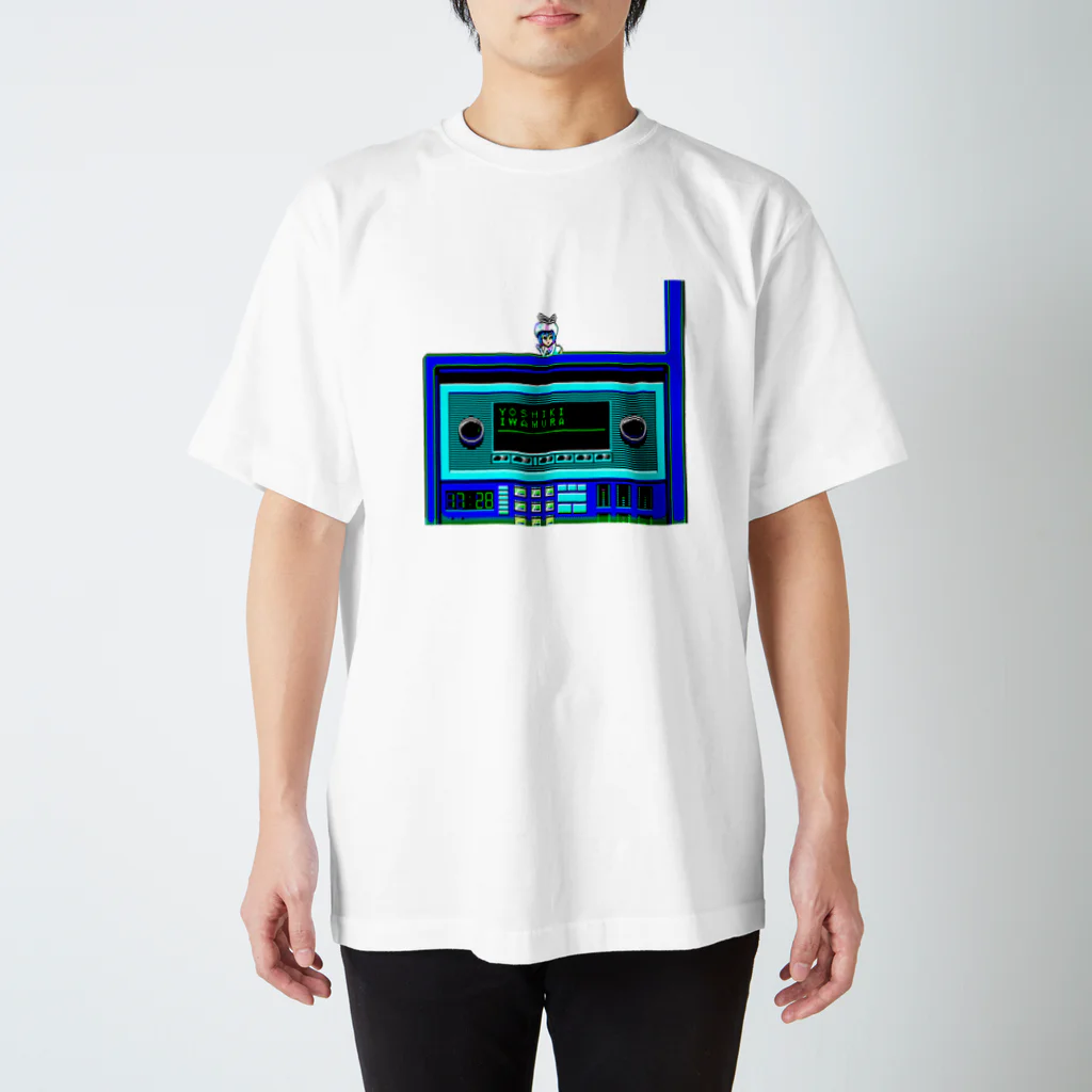 いわむらのレトロＰＣ風ドット絵2 スタンダードTシャツ