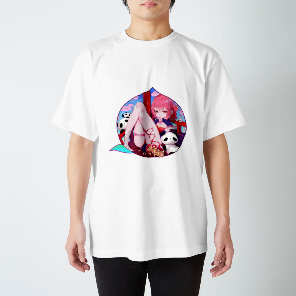 桃色摩天楼のピンクチャイナ娘 Regular Fit T-Shirt