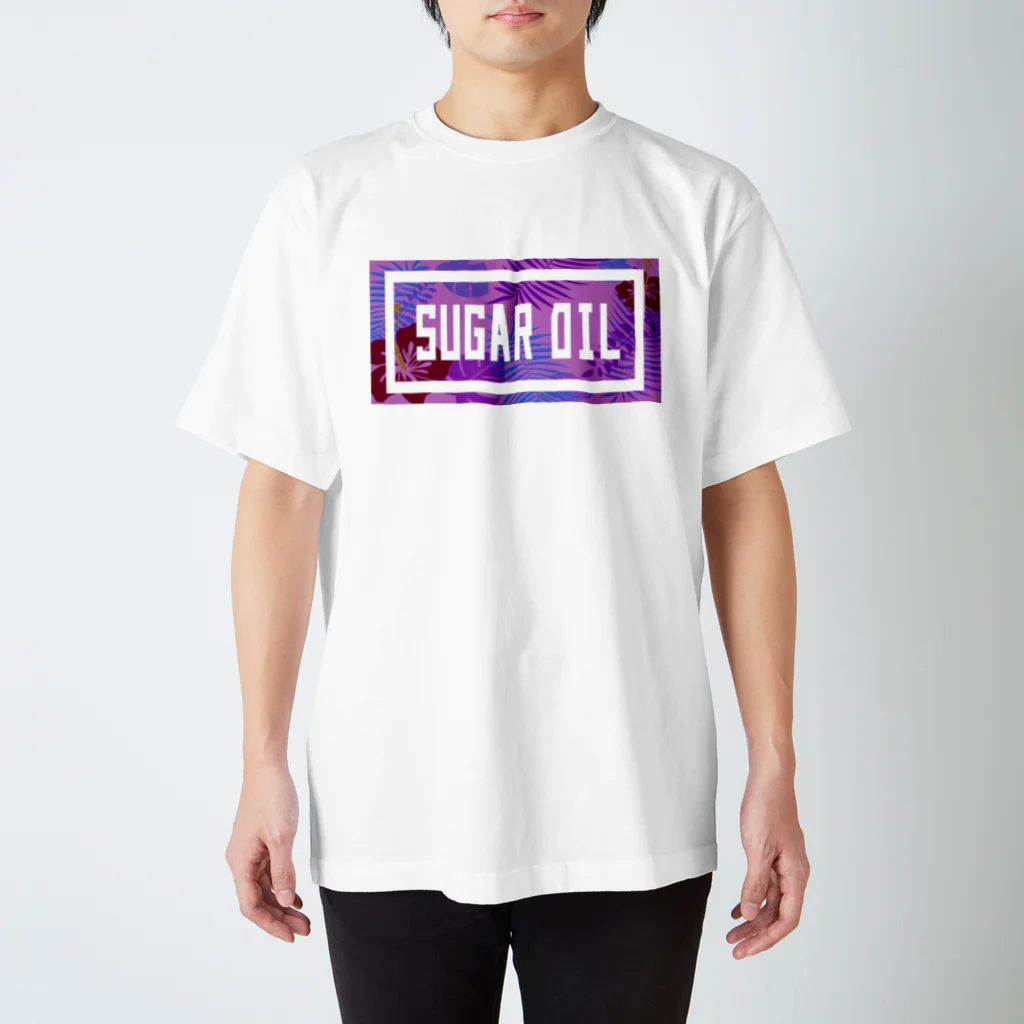 Sugar OilのSUGAR OIL ハワイアン ピンク スタンダードTシャツ