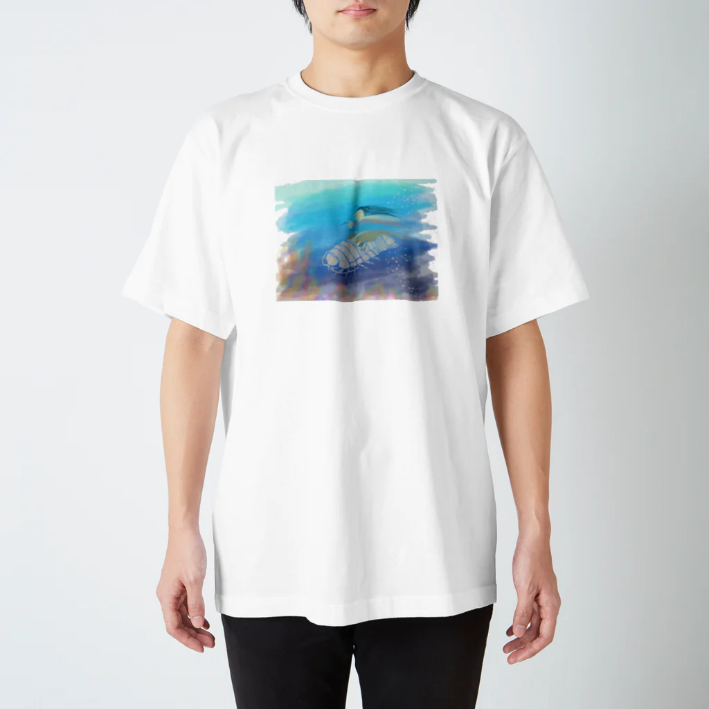 cho shinkaiの深海のダイオウグソクムシ スタンダードTシャツ