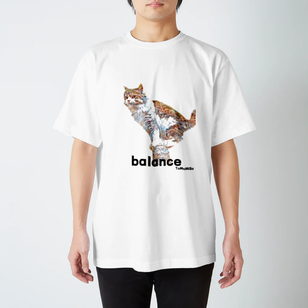 ToMoMiSaのbalance -猫 スタンダードTシャツ