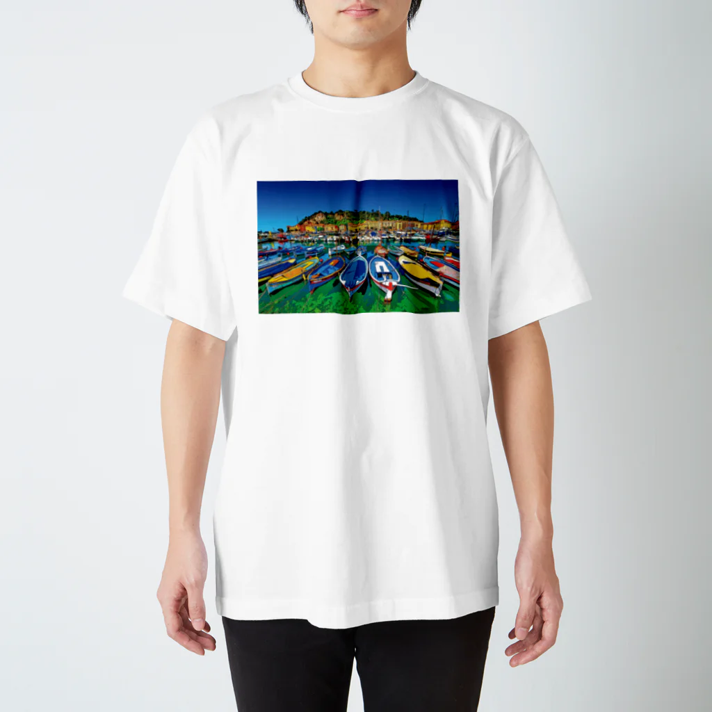 GALLERY misutawoのフランス コート・ダジュール Regular Fit T-Shirt