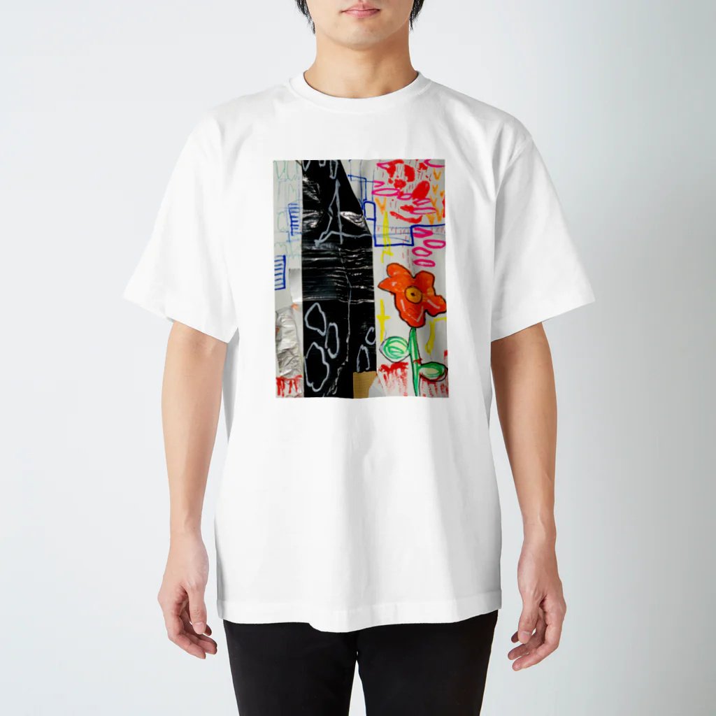 ヒラモトユミエのdrawing「おはな」 スタンダードTシャツ