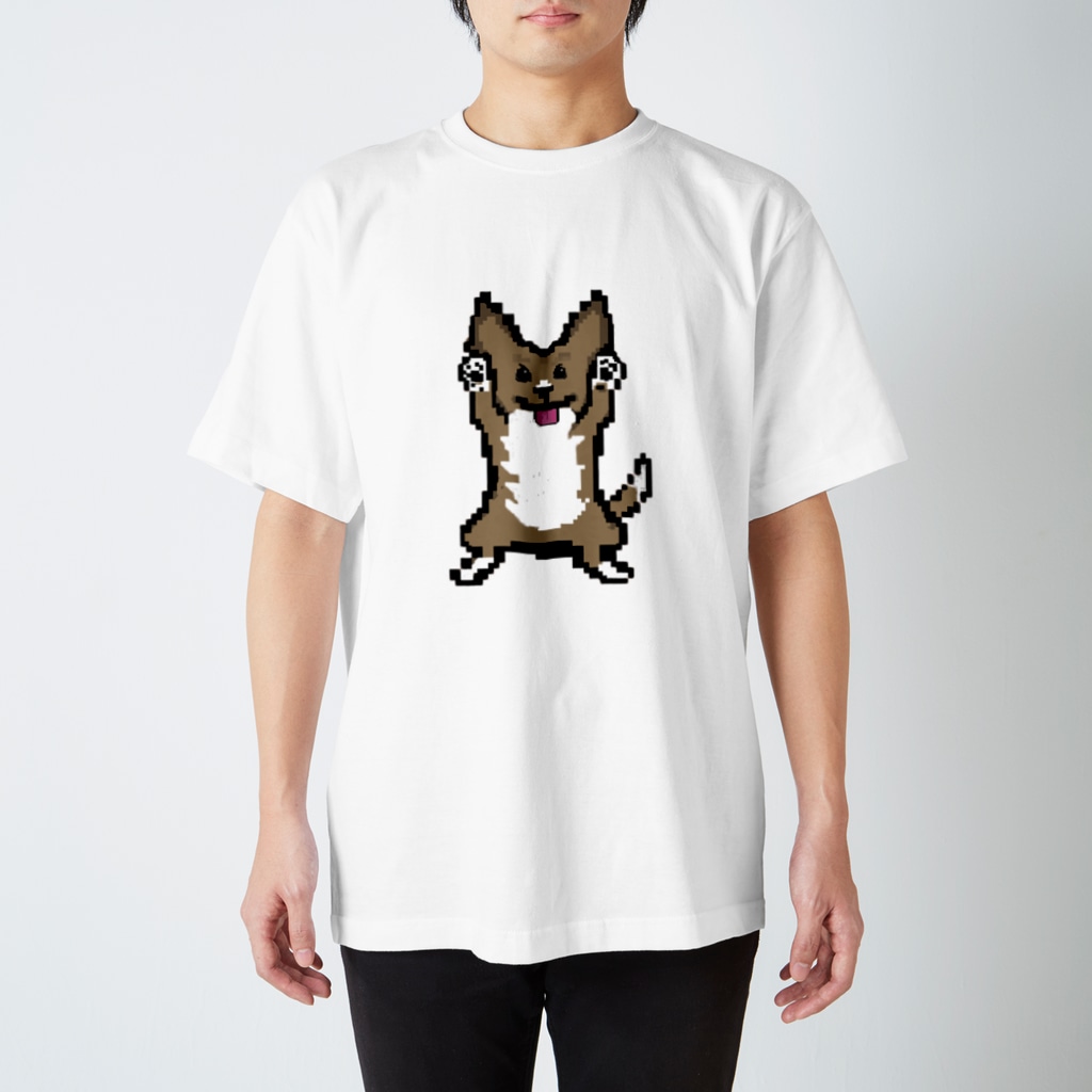 HIKKUNのドット絵コーギー Regular Fit T-Shirt