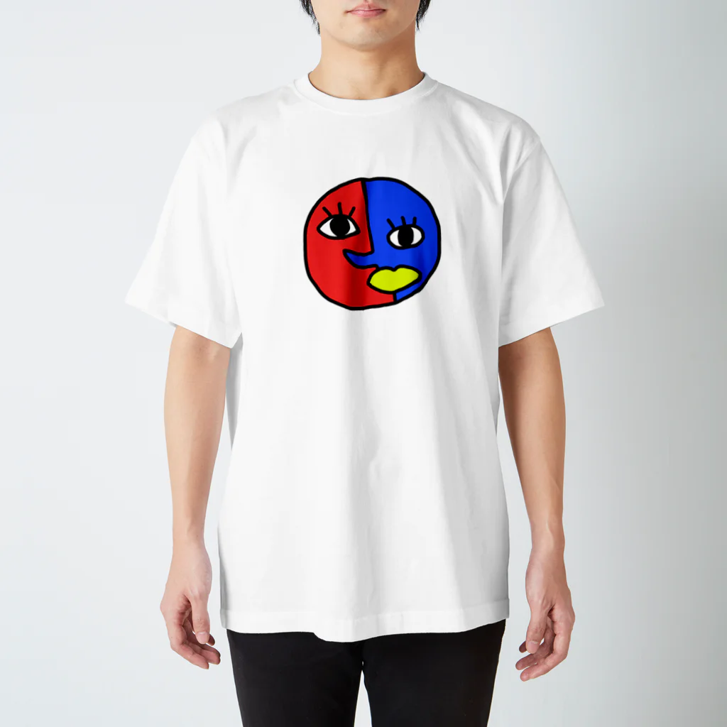 ₍ᐢ.ˬ.ᐢ₎のピカソ的なやつ Regular Fit T-Shirt