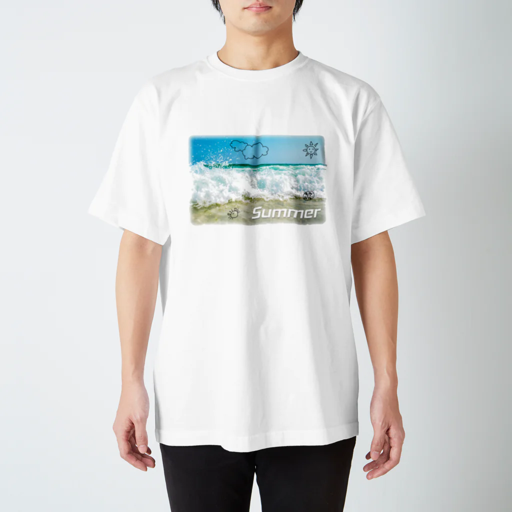 アップルのSea with Summerrrrrrrr スタンダードTシャツ