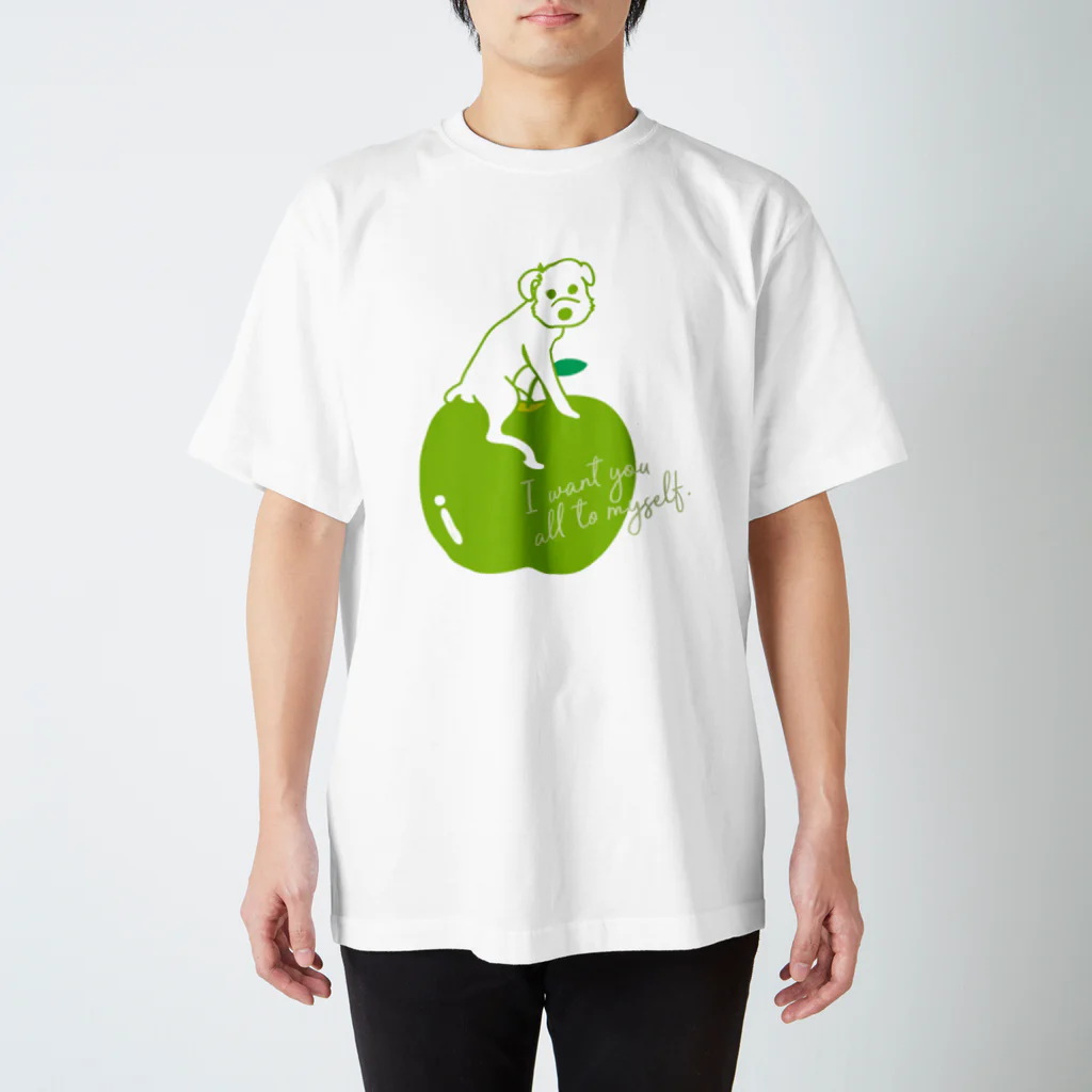 yuna abe (ぱつこ)のGreen Apple スタンダードTシャツ