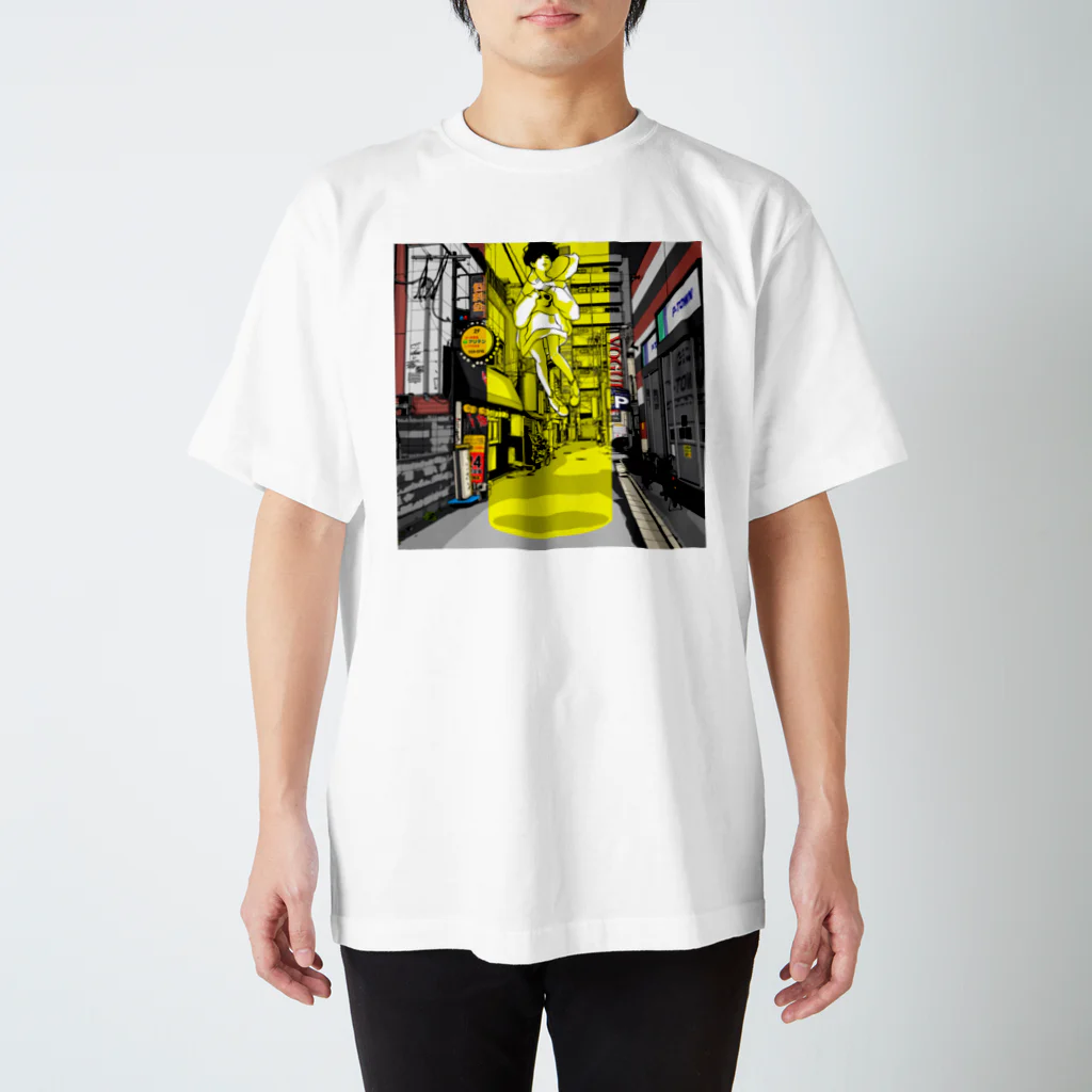 kozi69之SUZURIの路地裏とSF Regular Fit T-Shirt