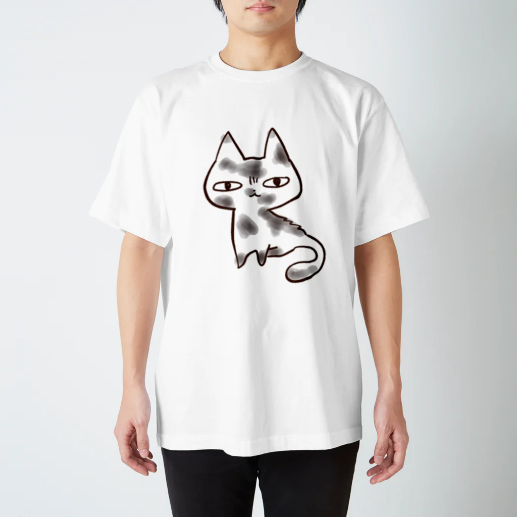 フリフリ★フリッカのみてるネコ スタンダードTシャツ