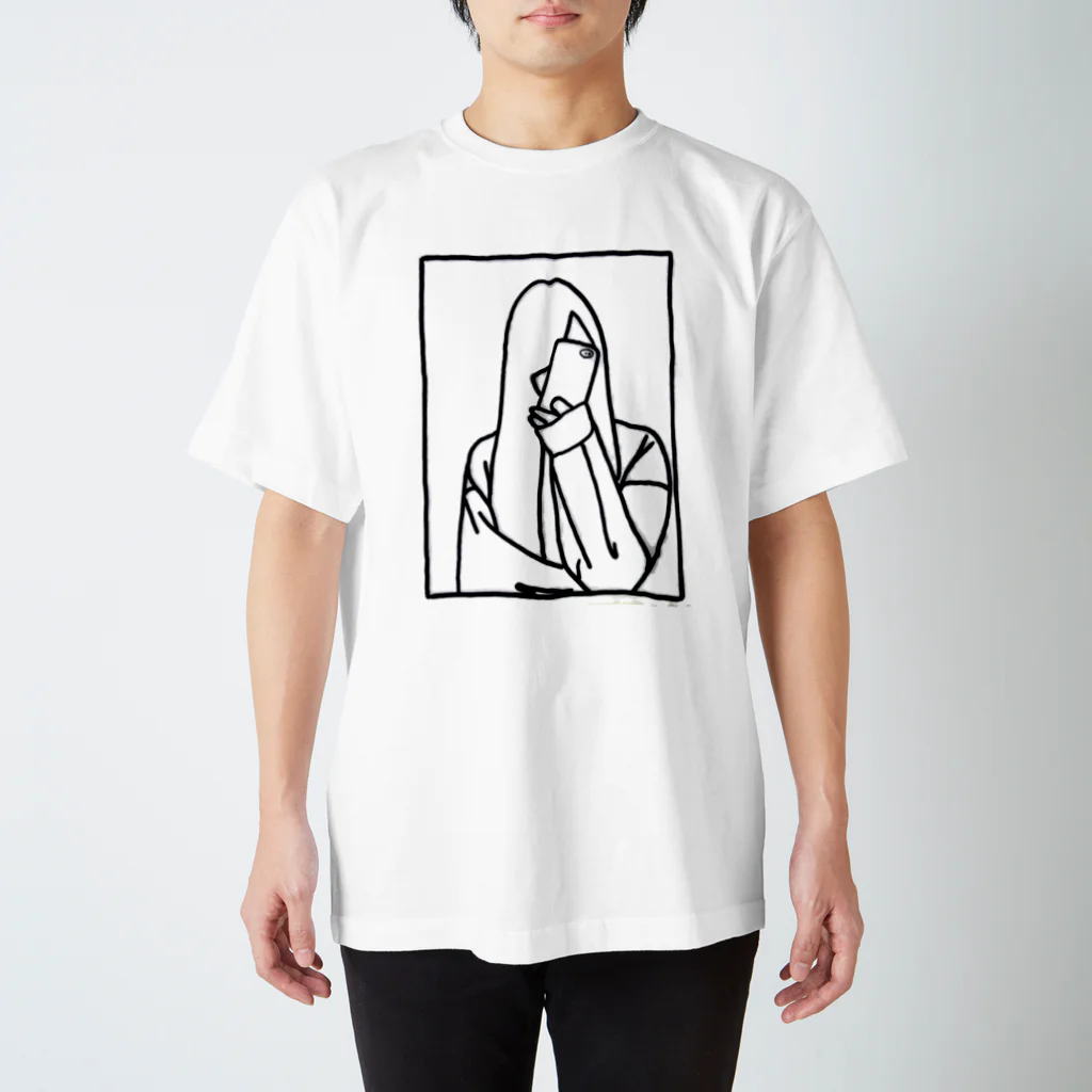 niccori の鏡越し Regular Fit T-Shirt