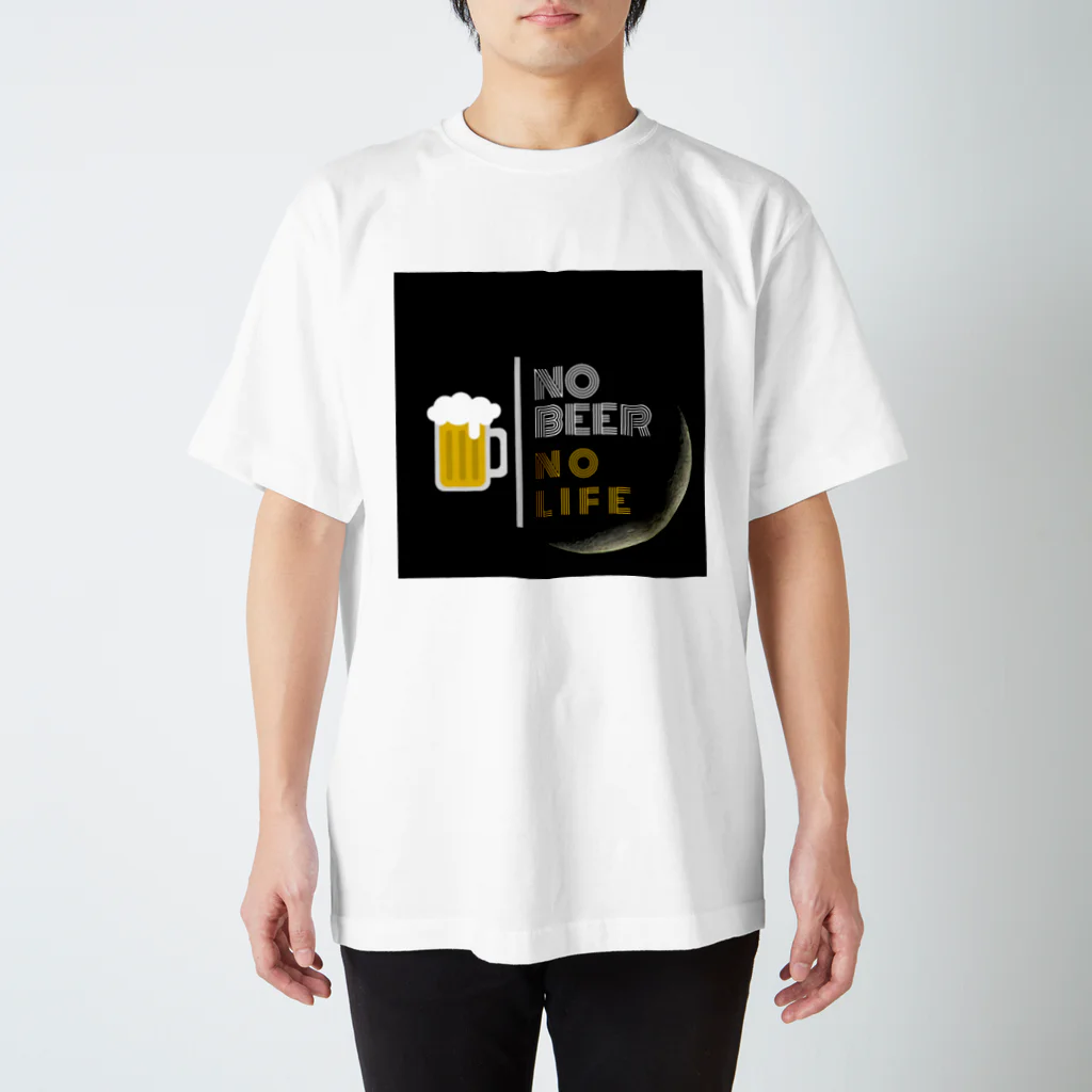 シャルルのno beer no life Regular Fit T-Shirt