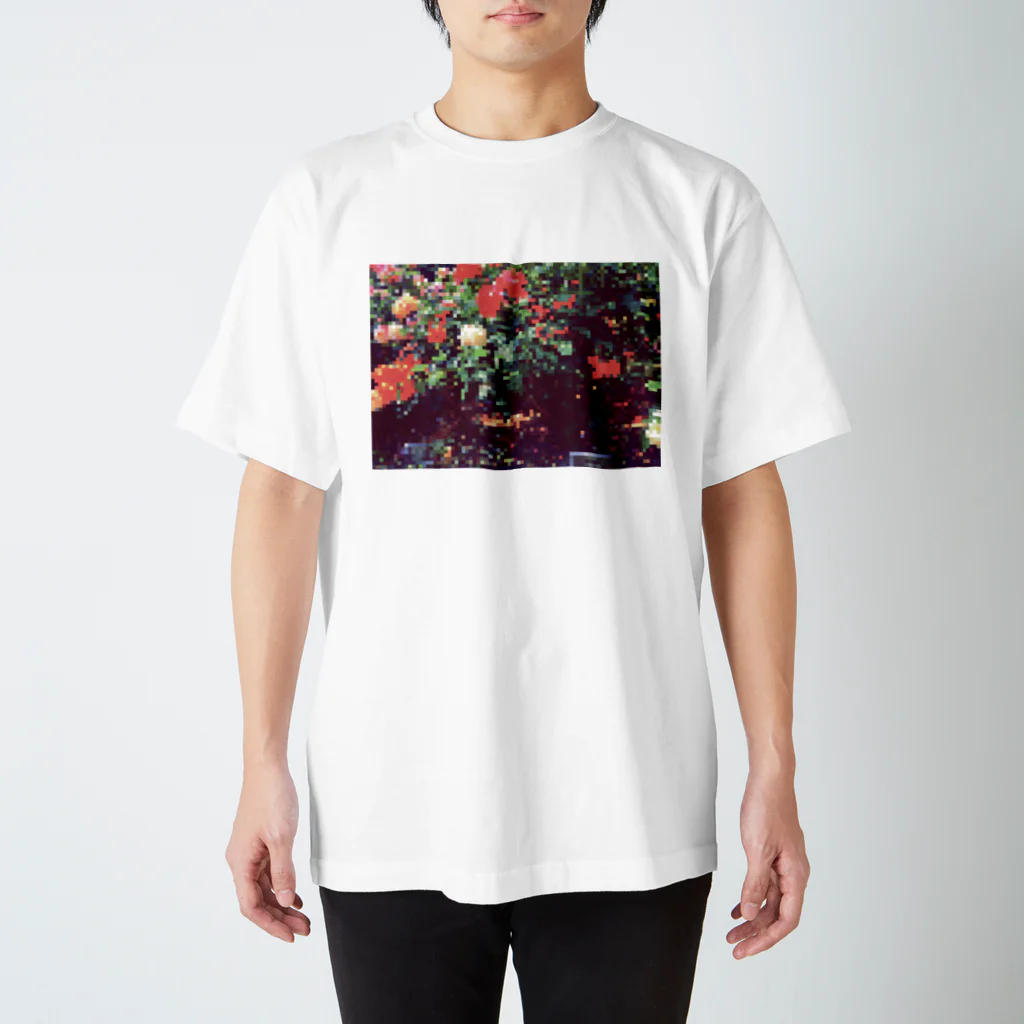 parking_techniqueの植物園の薔薇 Regular Fit T-Shirt