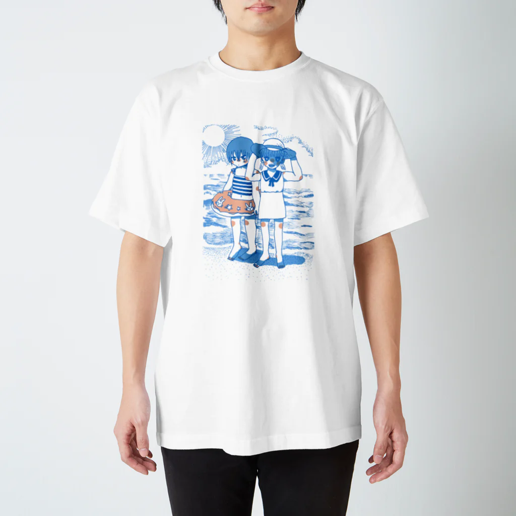 渡邊野乃香のお店の夏休み、海にて。 Regular Fit T-Shirt