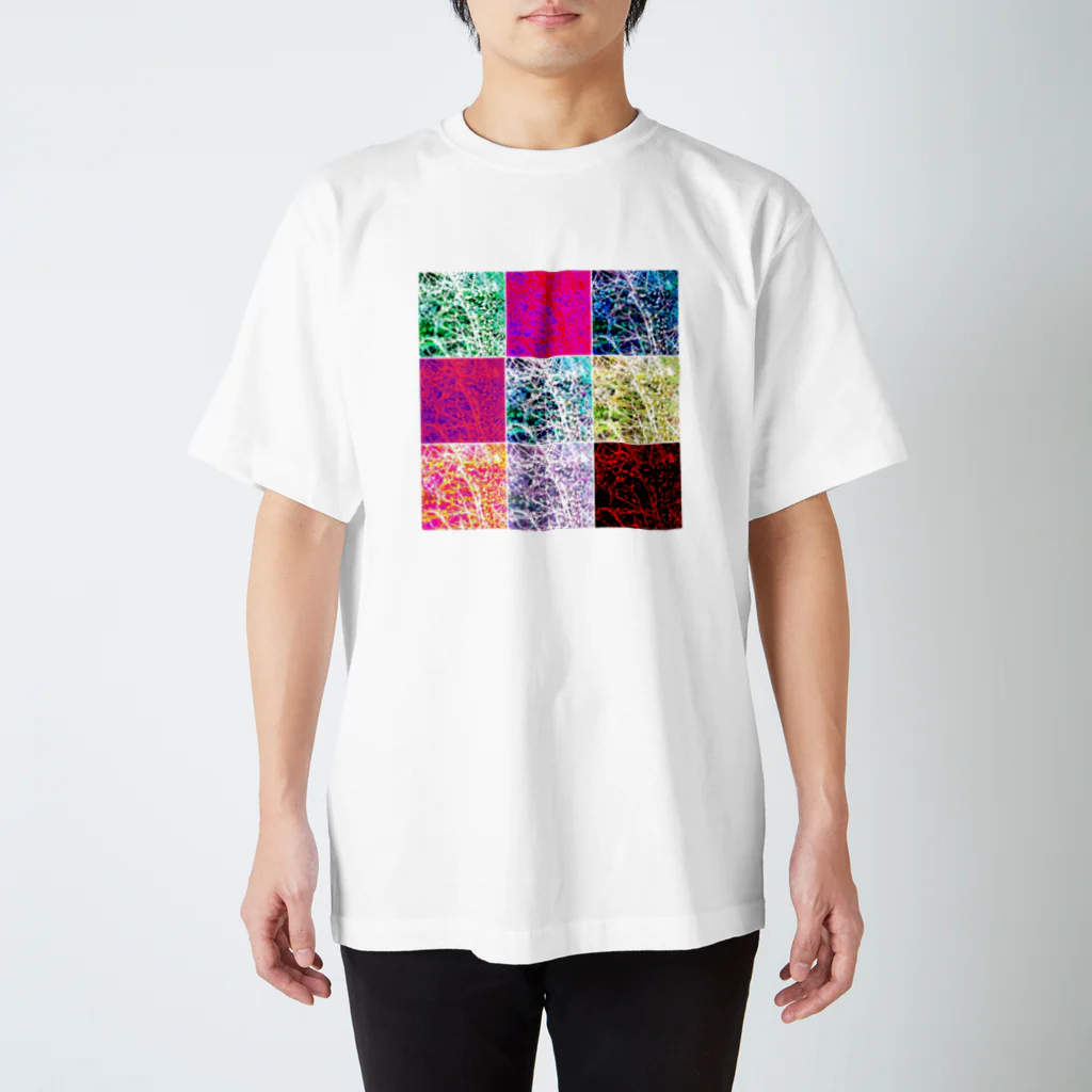 MUGURa-屋のムグラのグ　混赤 スタンダードTシャツ