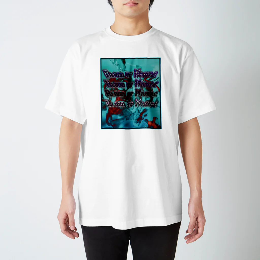 Blood of Maniac for Dooopenessのネガティブポジティブ Regular Fit T-Shirt